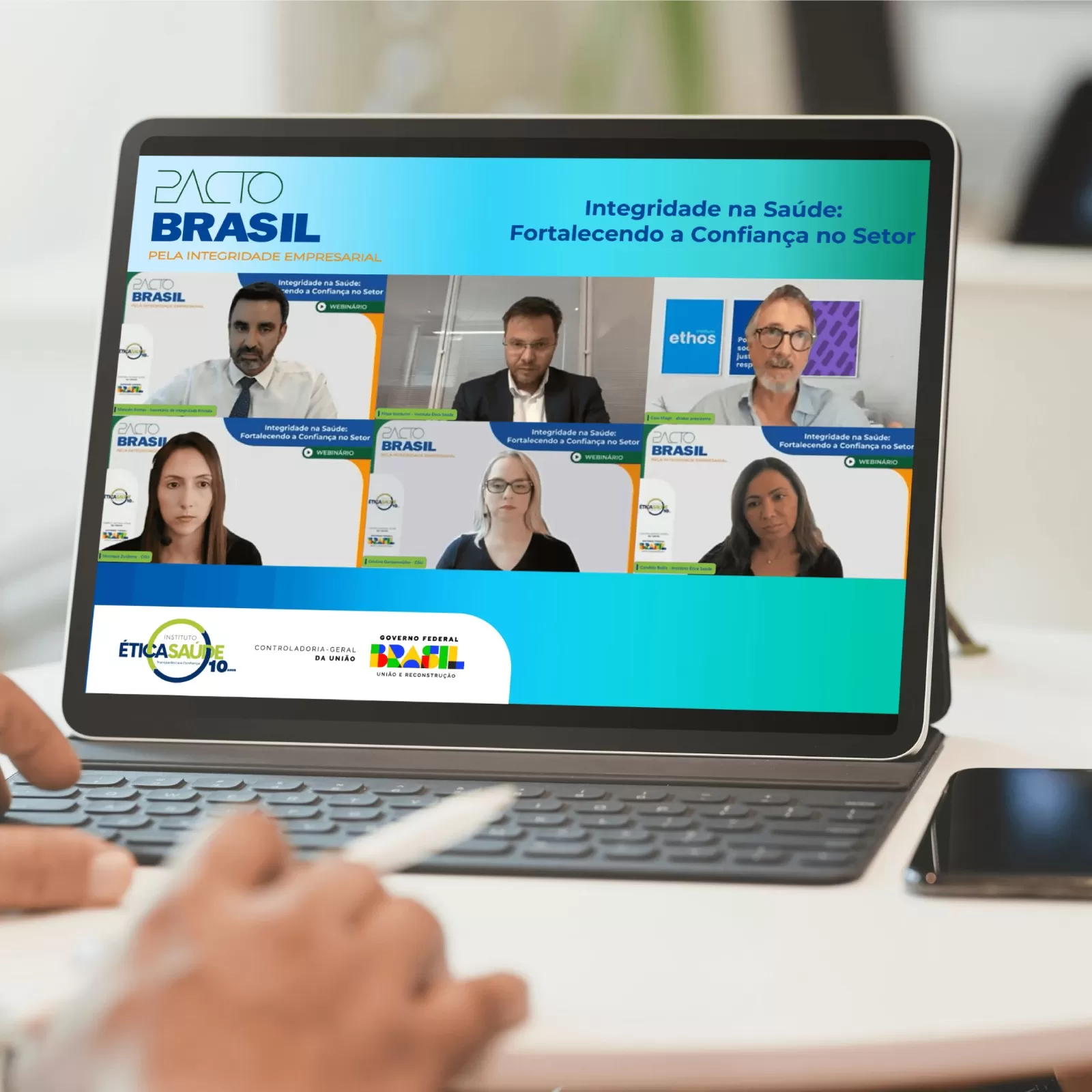 Evento apresenta benefícios do Pacto Brasil pela Integridade Empresarial (CGU) para o setor da saúde