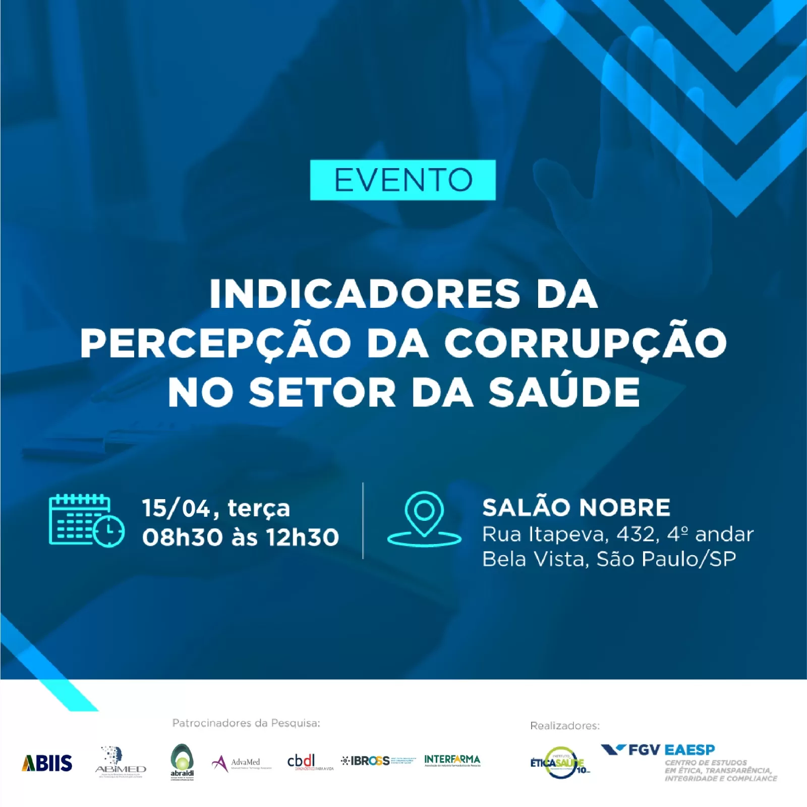 Indicadores da Percepção da Corrupção no Setor da Saúde