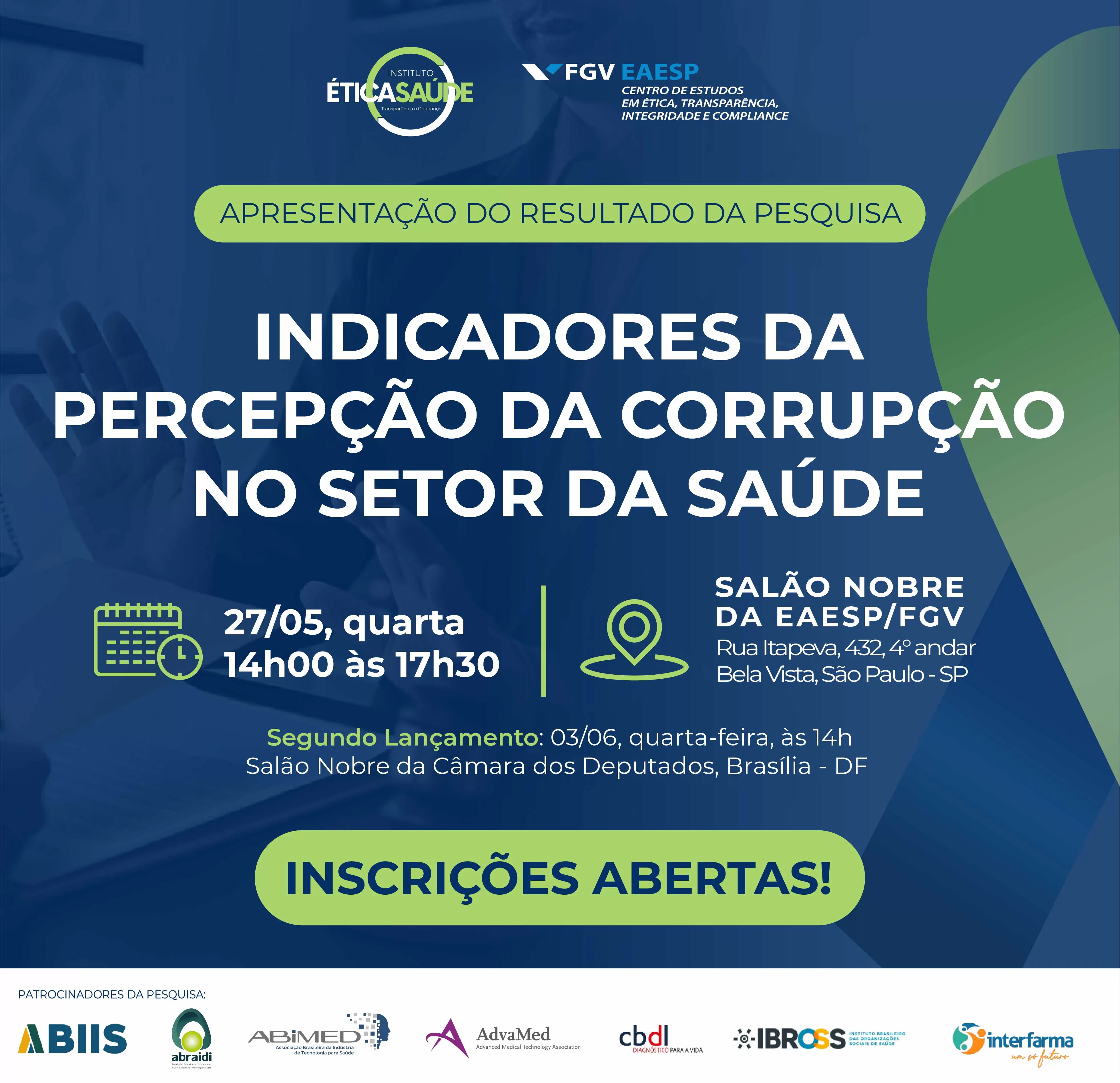Resultado da Pesquisa - Indicadores da Percepção da Corrupção no Setor da Saúde