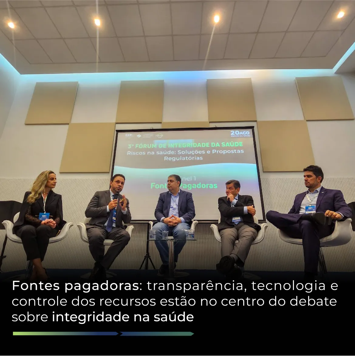 Fontes pagadoras: transparência, tecnologia e controle dos recursos estão no centro do debate sobre integridade na saúde Fontes pagadoras: transparência, tecnologia e controle dos recursos estão no centro do debate sobre integridade na saúde