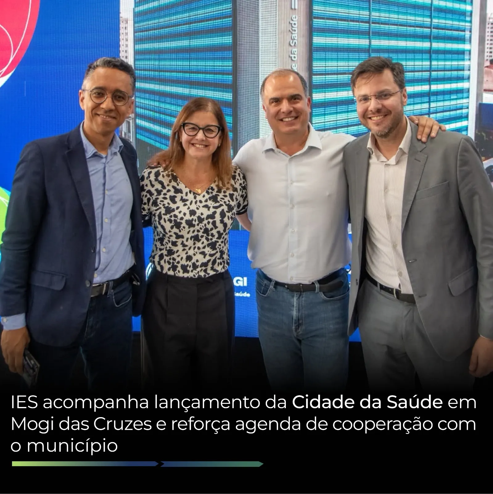 IES acompanha lançamento da Cidade da Saúde em Mogi das Cruzes e reforça agenda de cooperação com o município IES acompanha lançamento da Cidade da Saúde em Mogi das Cruzes e reforça agenda de cooperação com o município