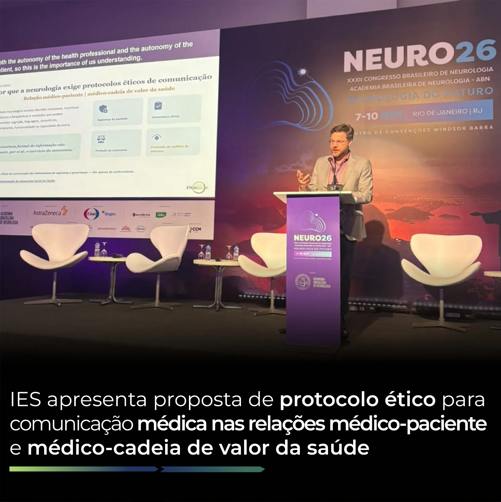 IES apresenta proposta de protocolo ético para comunicação médica nas relações médico-paciente e médico-cadeia de valor da saúde IES apresenta proposta de protocolo ético para comunicação médica nas relações médico-paciente e médico-cadeia de valor da saúde