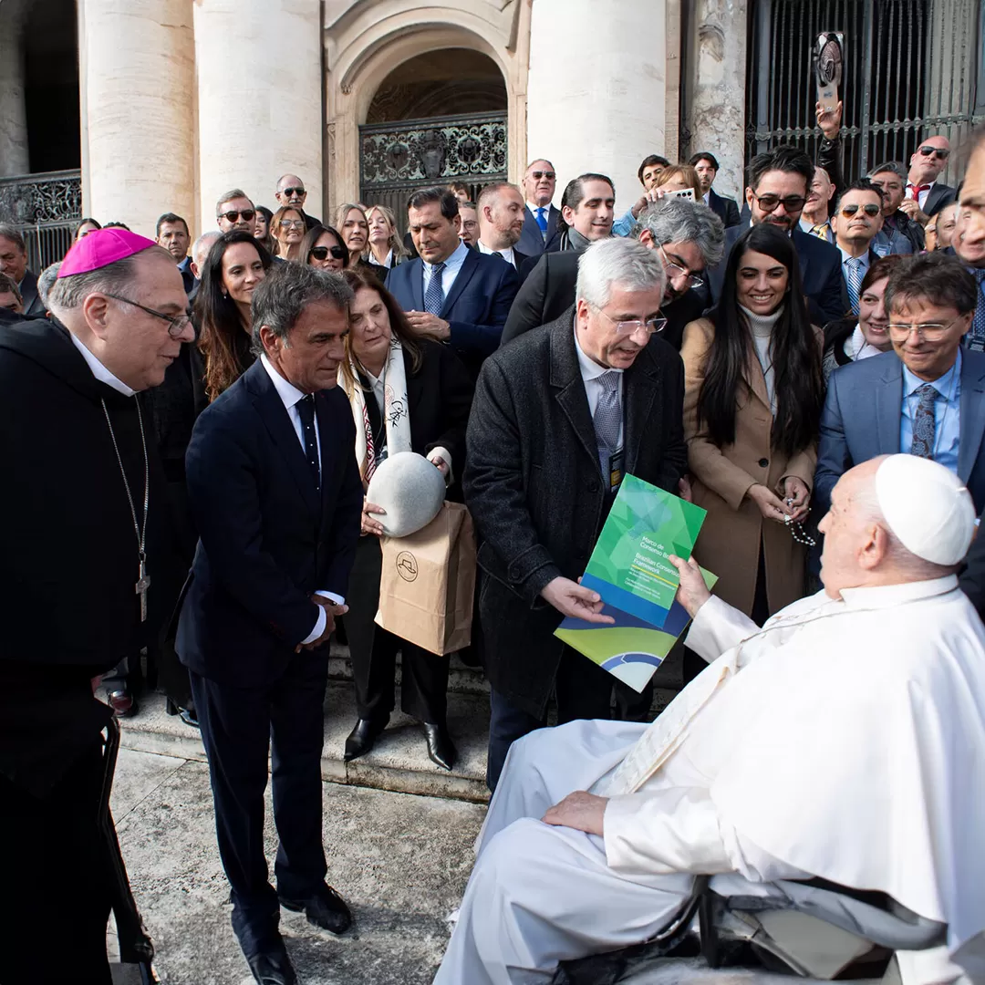 Papa Francisco recebe novo Marco de Consenso da Saúde brasileira