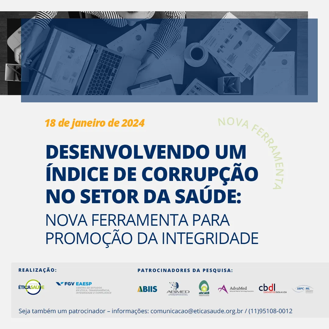 Desenvolvendo um Índice de Percepção da Corrupção no Setor da Saúde: Nova Ferramenta para Promoção da Integridade